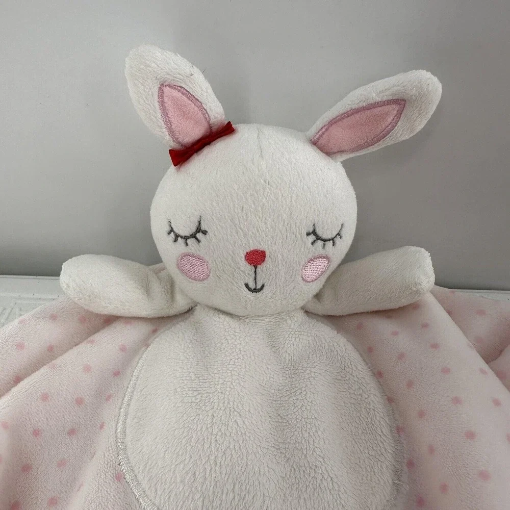Target Limited Edition Pink‎ Bunny Lovey Security Blanket Baby Girl Gift Easter